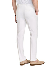 Tommy Hilfiger Mens Modern fit Linen Cotton Dress Pants 34 / 34 White Solid