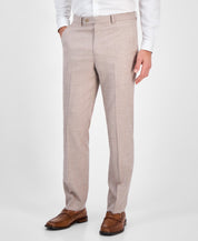Tallia Mens Classic fit Dress Pants 44 / 30 Beige Solid