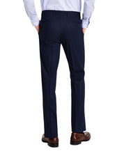Tommy Hilfiger Mens Modern fit Dress Pants 36 / 34 Navy Blue Linen Stretch Linen