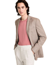 Calvin Klein Mens Slim fit Sport Coat Blazer 34 R Beige Solid