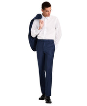 Brooks Brothers Mens Classic fit Wool Dress Pants 38 / 34 Blue Solid