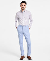 Michael Kors Mens Classic fit Dress Pants 36 / 30 Light Blue Solid Stretch