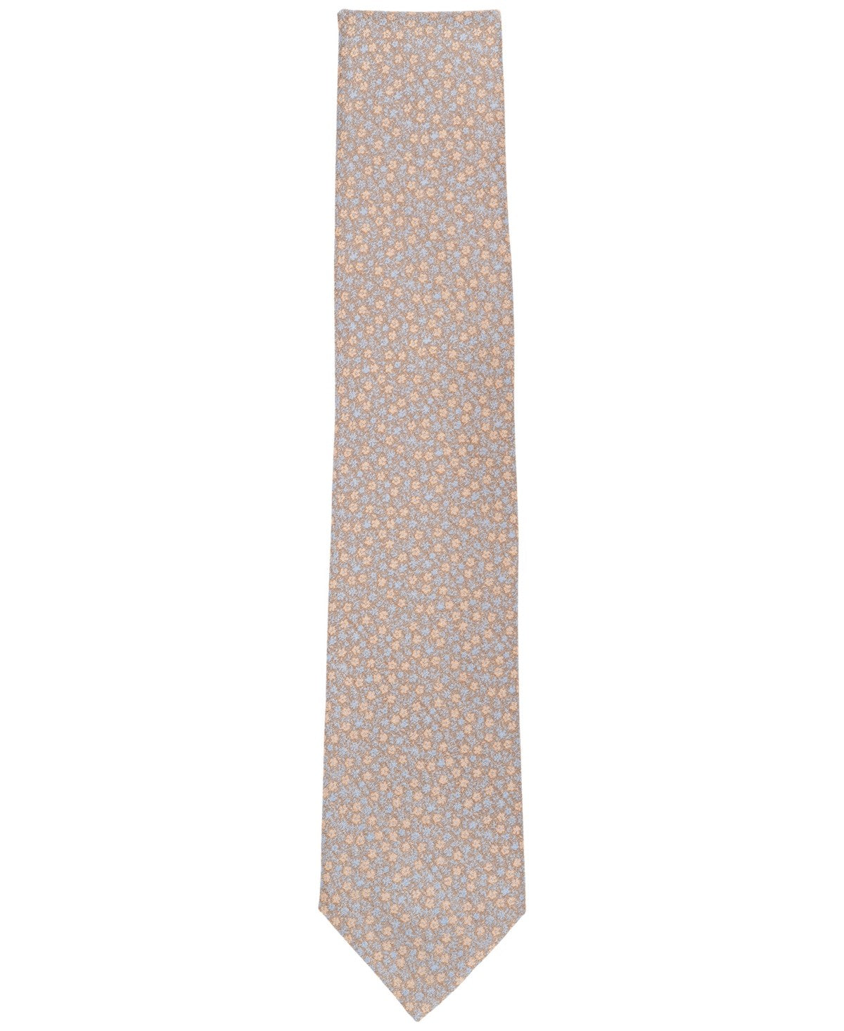 Michael Kors Mens Ditsy Floral Neck Tie Taupe