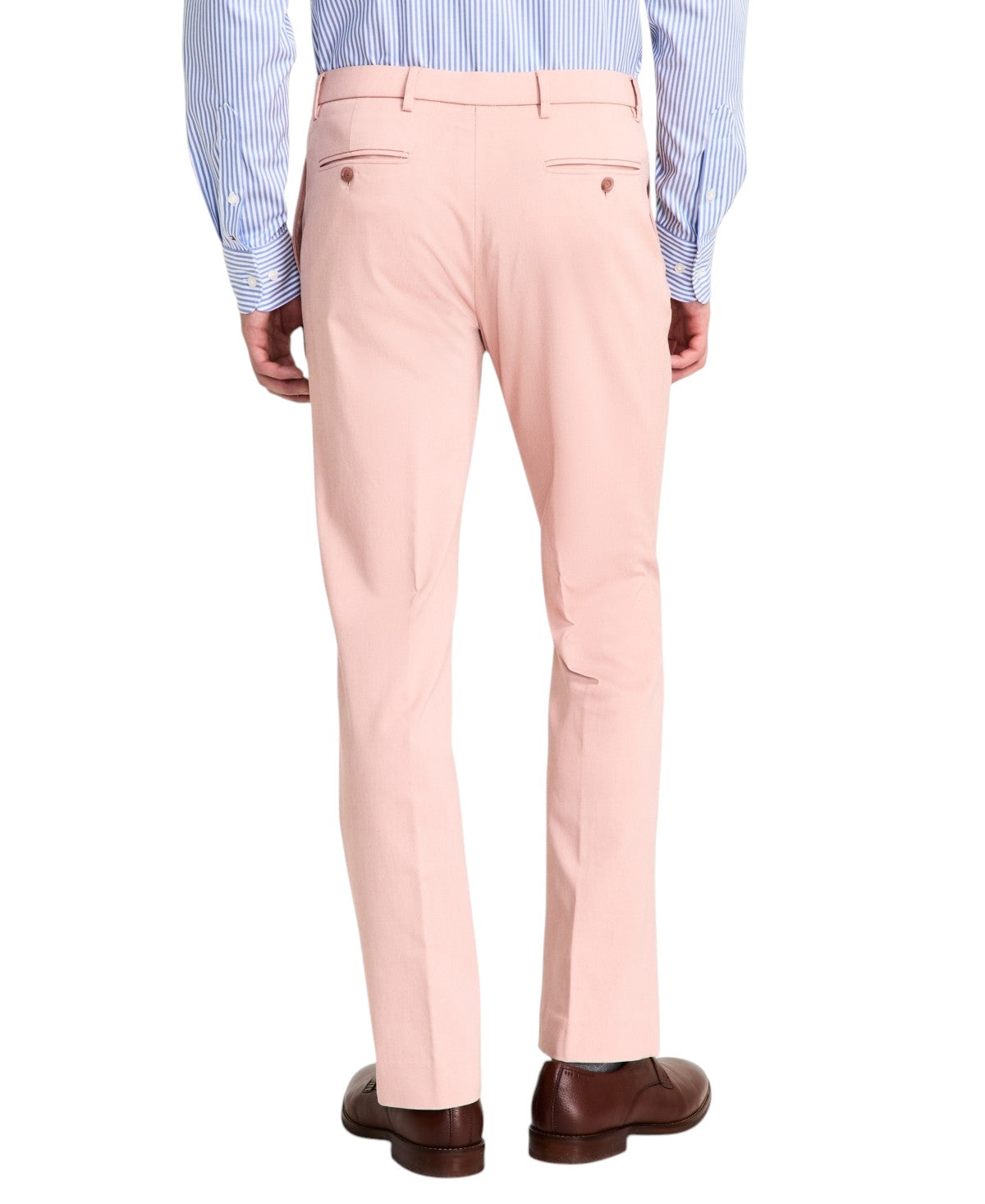 Tommy Hilfiger Mens Modern fit Dress Pants 30 / 32 Coral Pink Solid