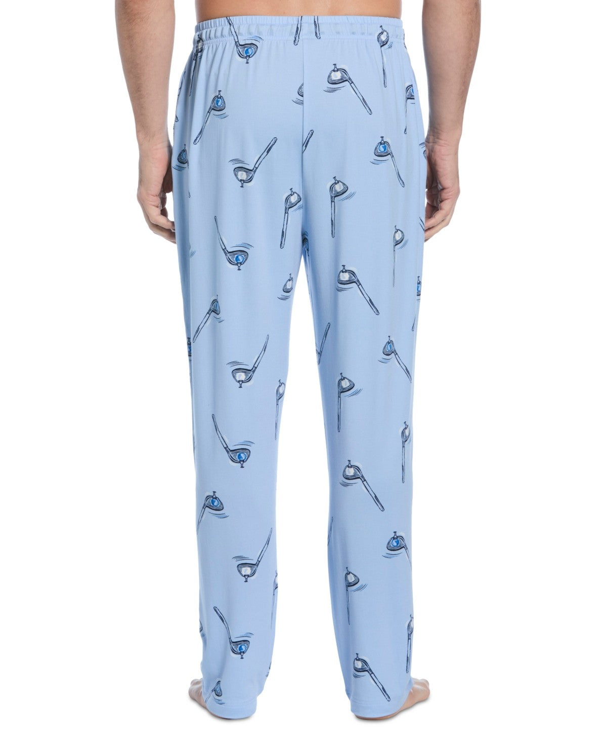 PGA Tour Mens Print Pajama Pants Cerulean Large