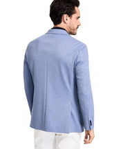 Michael Kors Mens Classic fit Double Breasted Sport Coat Blazer 52 R Blue Solid