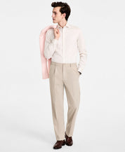 Tommy Hilfiger Mens Modern fit Dress Pants 42 / 32 Beige Solid