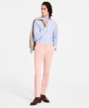 Tommy Hilfiger Mens Modern fit Dress Pants 40 / 34 Pink Solid
