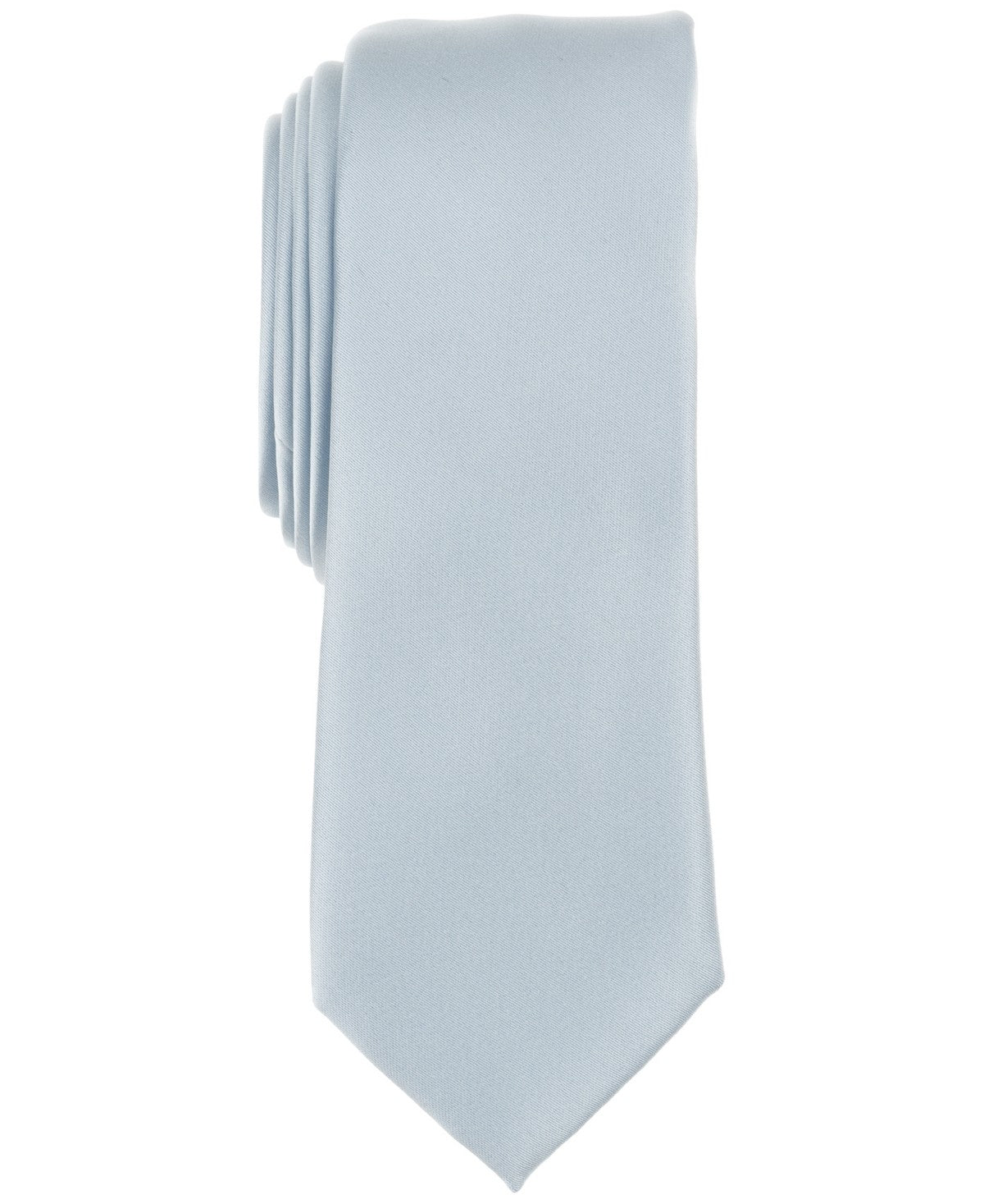 Bar III Mens Logan Solid Neck Tie Blue Sky Blue
