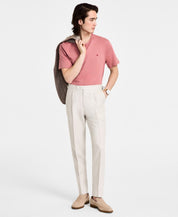 Calvin Klein Mens Slim fit Dress Pants 38 / 32 Beige Solid