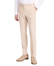 Tommy Hilfiger Mens Modern fit Linen Dress Pants 34 / 30 Beige Solid