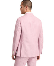 Michael Kors Mens Classic fit Suit Jacket Blazer 38 R Pink Solid Wool