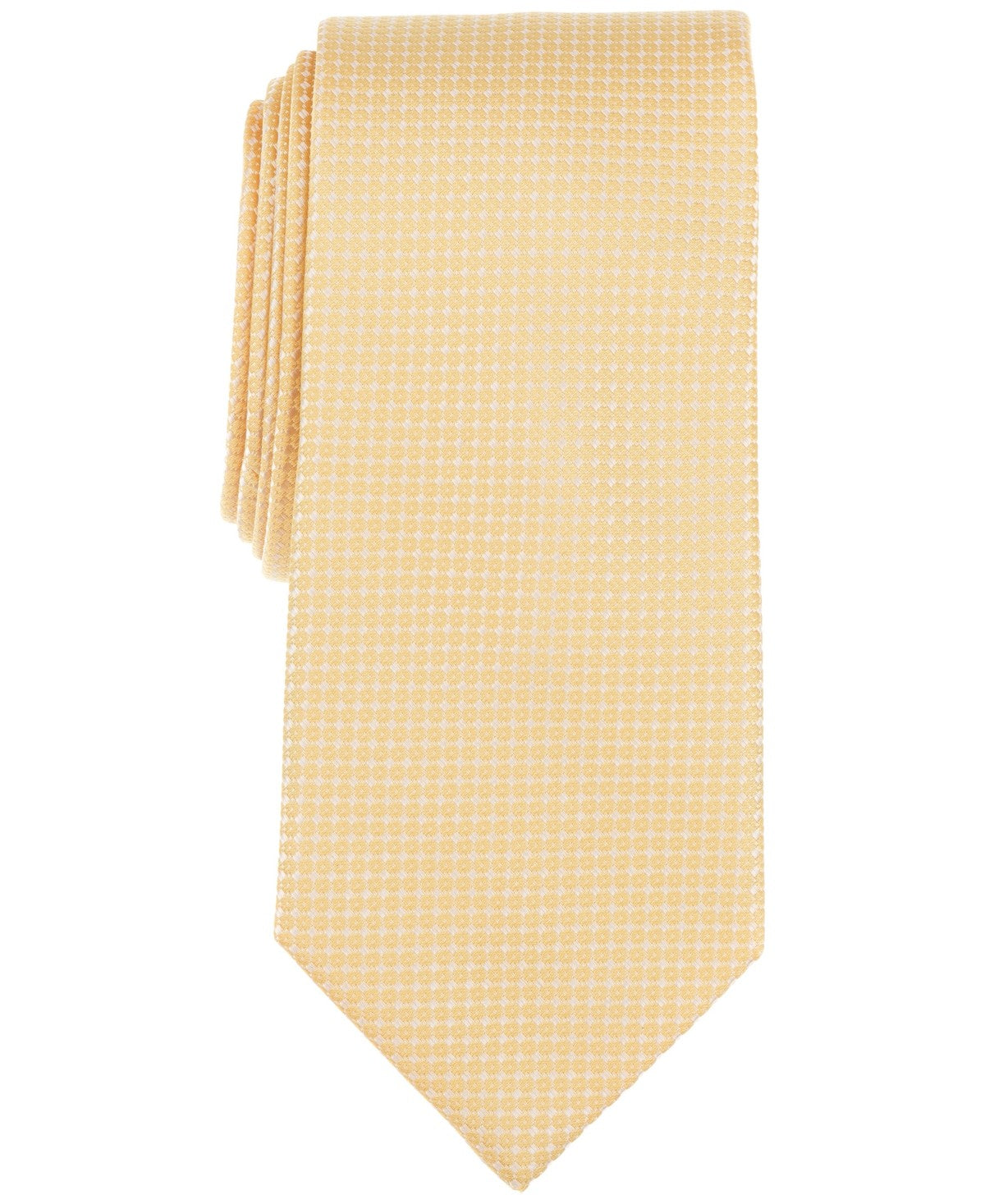 Michael Kors Mens Segal Mini Dot Neck Tie Yellow