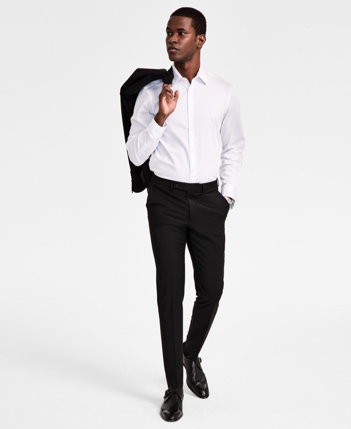 mens skinny dress pants black Calvin Klein fit 36 / 30 Solid – Bristol Apparel Co Made with high Lace Wedding Dresses Summer Vacation Backless Maxi SIZE:XS / 2