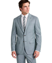 Calvin Klein Mens Slim fit Suit Jacket Blazer 46 L Green Solid Wool