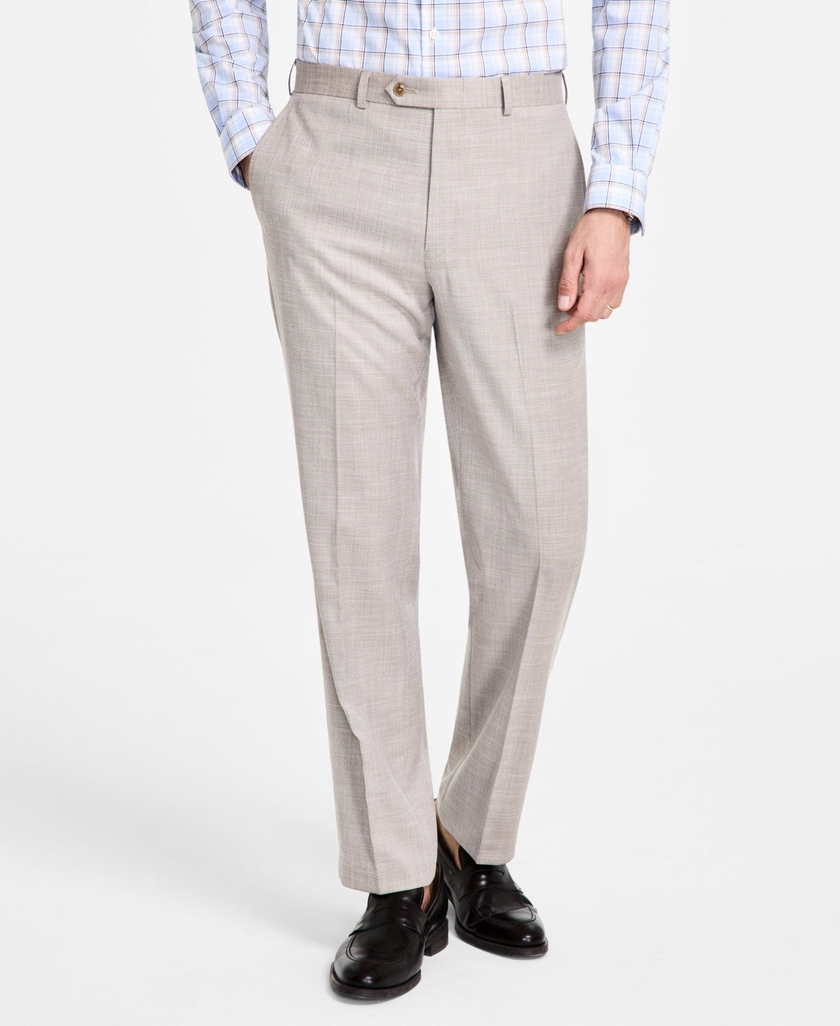 Michael Kors Mens Classic fit Dress Pants 36 / 29 Light Brown Solid