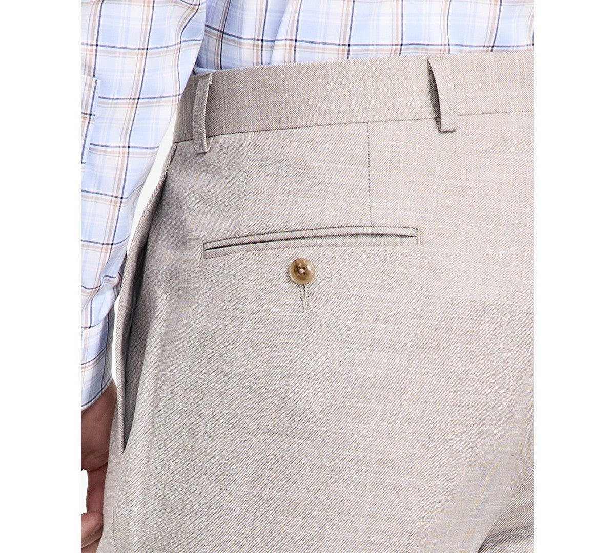 Michael Kors Mens Classic fit Dress Pants 36 / 29 Light Brown Solid