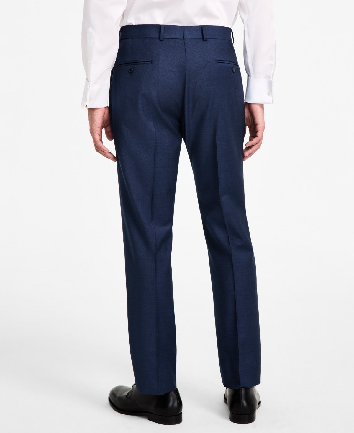 Brooks Brothers Mens Classic fit Wool Dress Pants 32 / 30 Blue Solid