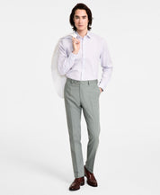 Tommy Hilfiger Mens Modern fit Dress Pants 30 / 32 Sage Green Solid Stretch