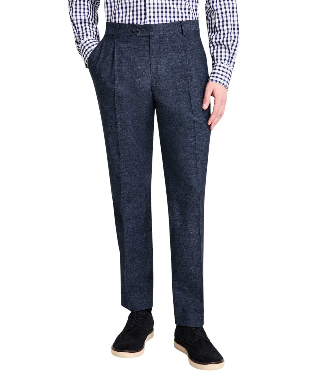 Tommy Hilfiger Mens Modern fit Dress Pants 30 / 30 Navy Blue Solid