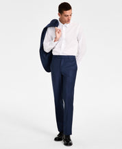 Brooks Brothers Mens Classic fit Dress Pants 42 / 30 Blue Solid Stretch Wool