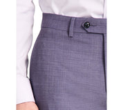 Bar Iii Mens Slim fit Wool Dress Pants 32 / 34 Plum Purple Solid