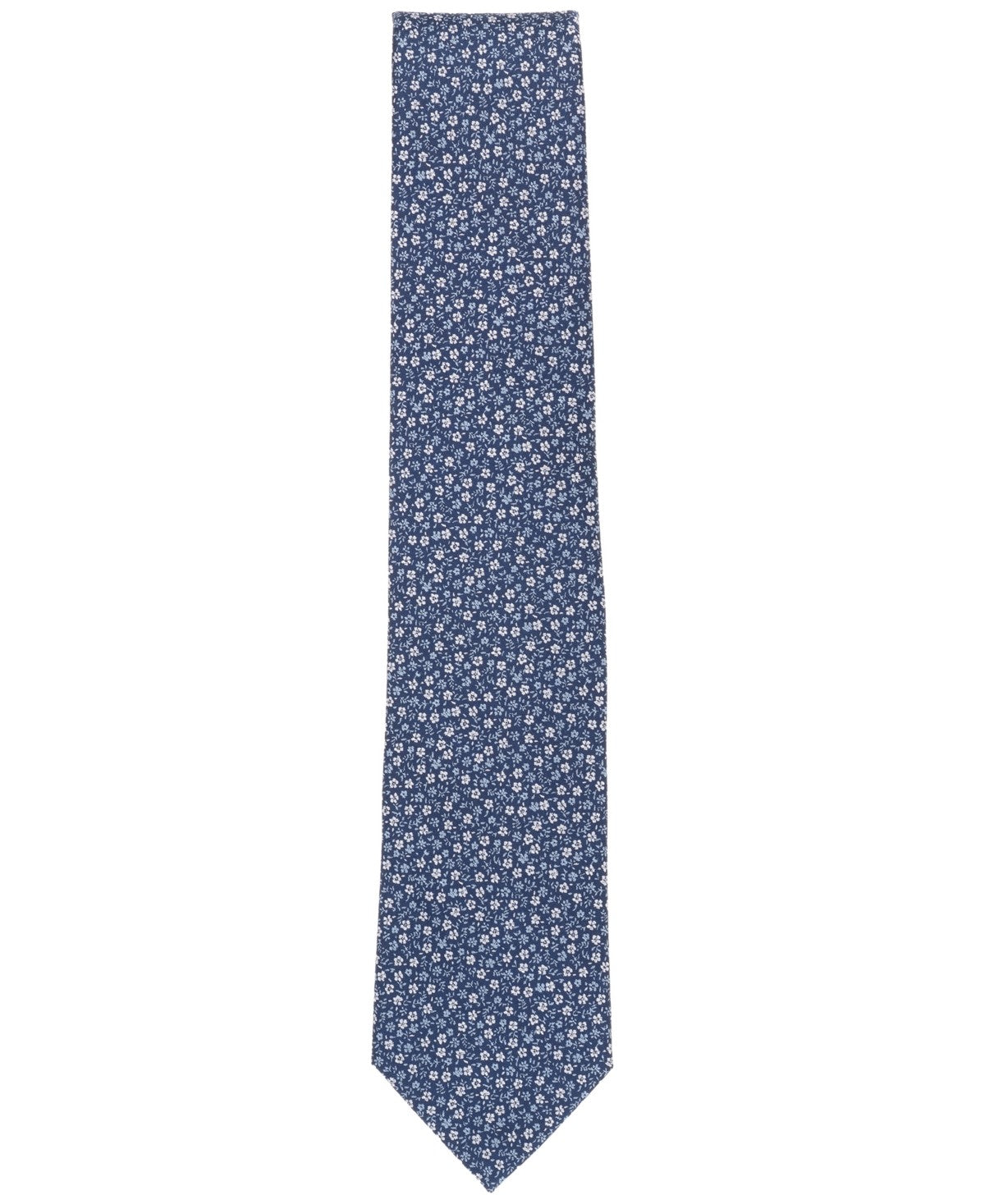 Michael Kors Mens Ditsy Floral Neck Tie Navy