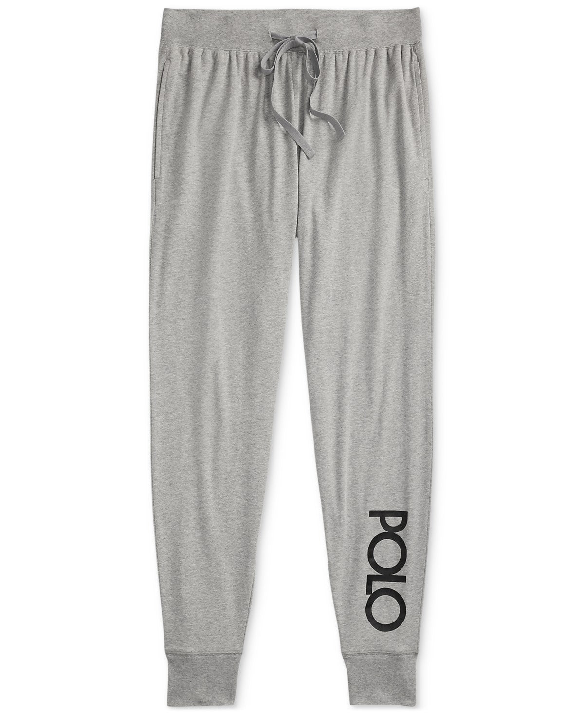 Polo Ralph Lauren Mens Logo Jogger Pajama Pants Grey Andover Heather Medium