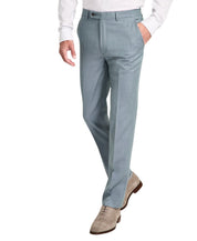 Calvin Klein Mens Slim fit Dress Pants 42 / 30 Sage Green Solid Stretch Wool