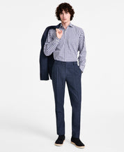 Tommy Hilfiger Mens Modern fit Dress Pants 36 / 34 Navy Blue Solid