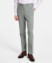 Tommy Hilfiger Mens Modern fit Linen Dress Pants 46 / 34 Sage Solid
