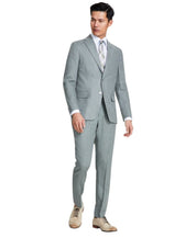 Tommy Hilfiger Mens Modern fit Sport Coat Blazer 42 S Sage Green Solid Linen