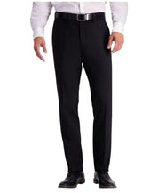 Kenneth Cole Mens Slim fit Dress Pants 36 / 29 Black Check Stretch