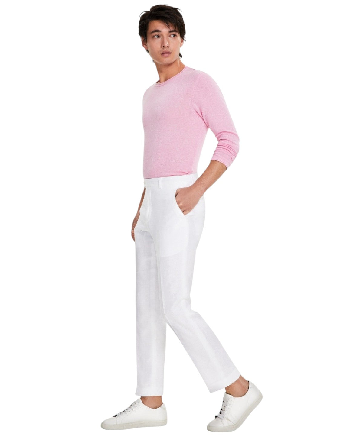 Tommy Hilfiger Mens Modern fit Dress Pants 33 / 32 White Solid