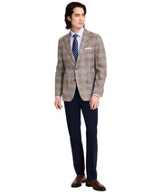 Tommy Hilfiger Mens Modern fit Sport Coat Blazer 42 R Beige Plaid