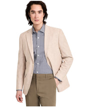 Tommy Hilfiger Mens Modern fit Sport Coat Blazer 50 L Beige Solid Stretch