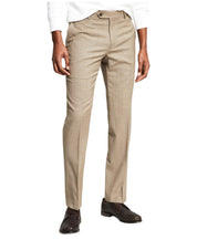 Tommy Hilfiger Mens Modern fit Dress Pants 32 / 34 Beige Solid Stretch