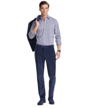 Tommy Hilfiger Mens Modern fit Dress Corduroy Pants 30 / 32 Blue Solid