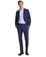 Tommy Hilfiger Mens Modern fit Dress Pants 34 / 34 Navy Blue Plaid Stretch