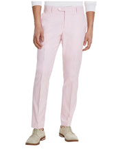 Tommy Hilfiger Mens Modern fit Dress Pants 38 / 32 Pink Solid Stretch