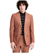Tommy Hilfiger Mens Modern fit Suit Jacket Blazer 40 S Brown Solid
