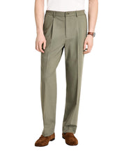 Tommy Hilfiger Mens Relaxed fit Dress Pants 30 / 32 Olive Green Solid