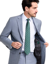 Brooks Brothers Mens Classic fit Suit Jacket Blazer 38 R Blue Solid Wool