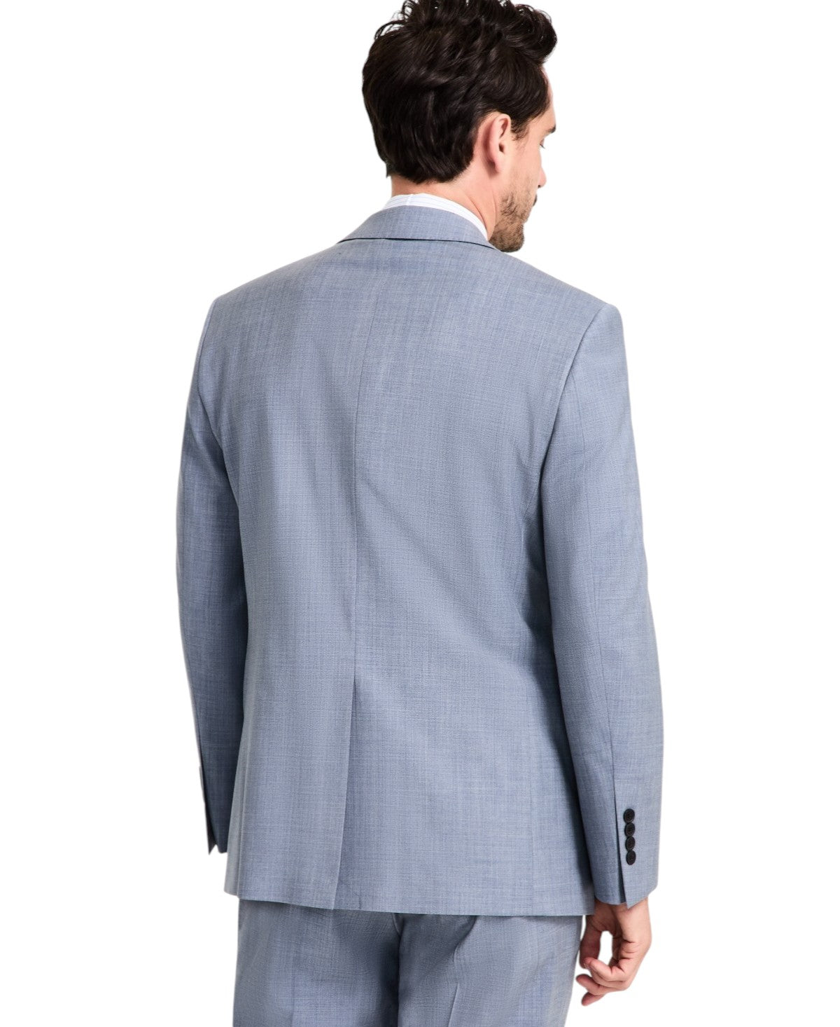 Brooks Brothers Mens Classic fit Suit Jacket Blazer 44 R Light Blue Stretch
