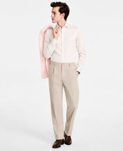 Tommy Hilfiger Mens Modern fit Dress Pants 36 / 32 Beige Solid