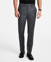 Calvin Klein Mens Slim fit Dress Pants 33 / 30 Charcoal Grey Solid Stretch