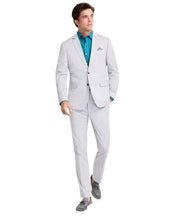 Nick Graham Mens Slim fit 2 Piece Suit 44 R / 37 Waist Light Grey Stretch