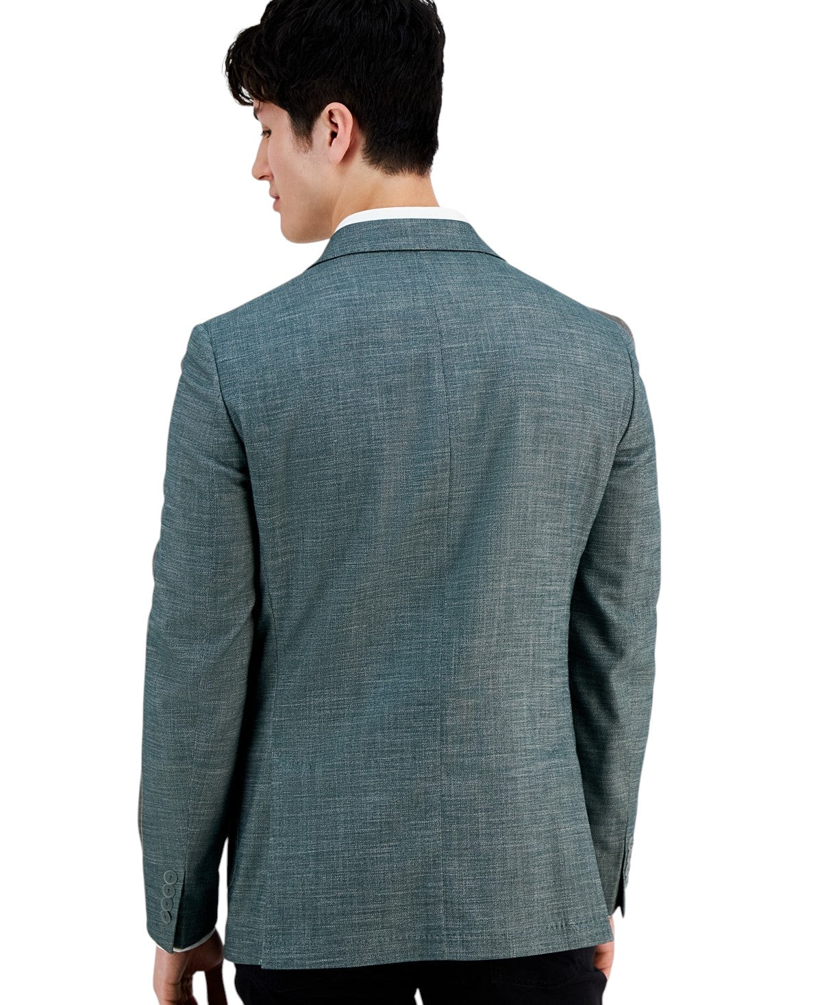 Calvin Klein Men's Solid Slim-Fit Soft Sport Coat Blazer 34 S Forest Green