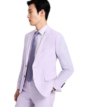 Hugo Boss Mens Modern fit Suit Jacket Blazer 46 R Lavender Purple Solid Stretch