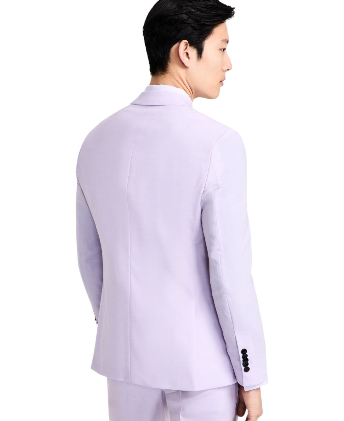 Hugo Boss Mens Modern fit Suit Jacket Blazer 46 R Lavender Purple Solid Stretch